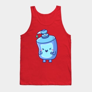 Liquid Soap Bottle Cartoon (2) Tank Top